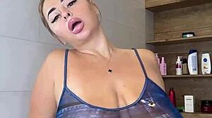 wanna see these elastic saggy heavy natural tits jump with hard nipples?