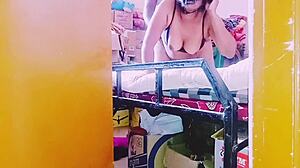 Desi bhabhi, why fuck storekeeper with those dirty telugu whispers?