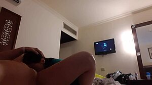 we fucked hard in hotel and i licked her pussy clean