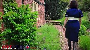 nurse sneaks in for deepthroat cum sample from horny patient in uniform