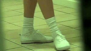 Cheerleader Holly Upskirt Tease Natural Tits Reality