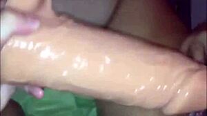 chubby amateur squirts hard in closeup orgasm