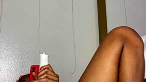 Teasing my wet pussy edges while best friend watches