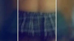 schoolgirl slut begs for cock ends up bent over doggystyle