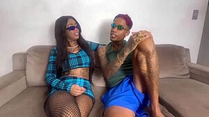 Latina babe discovers cousin's secret pervert side fucking her raw