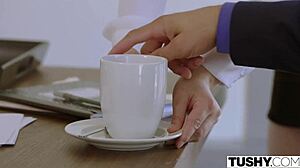 tushy bree daniels bent over doggystyle first anal spanking riding