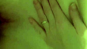 Wife jerks my cock then begs for deep pussy pounding!