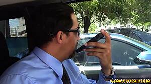 i watch stepdad juan lick lucy doll's tits then finger her tight