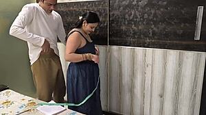 mala randi bends over for tailor's monster cock pounding free dress stitching