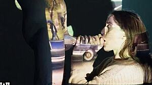 wanna see my little stepsis take double facial cum blast??