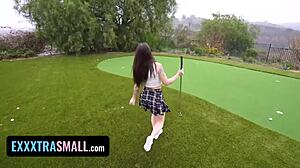 Petite Stepdaughter Struggles Swallowing Stepdaddy's Enormous Cock In Tiny Mouth!