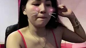 Big tits tempt hands to grab and squeeze