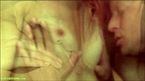 rebecca red bends over for hard milf pounding and licking