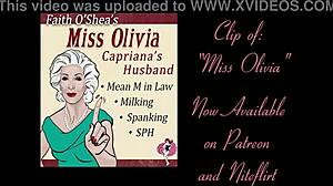 miss olivia mean mommy-in-law spanks milks humiliates tiny dick!