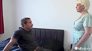 hey this older blonde milf loves sucking cock orally