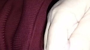 Huge nipples leak milk in steamy bath