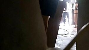 Spying Cuckold Watches Wife Seduce Delivery Man Fuck