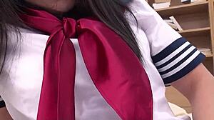 petite teen, tricked into uniform defloration creampie by teacher??