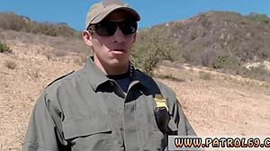 blonde cop honey wanna facial on the hood in threesome?