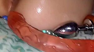 Shaved Teen Asshole Squirts During Hard Anal Insertion Exam!