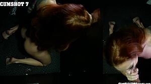 Sophia sucks cock like a pro at gloryhole