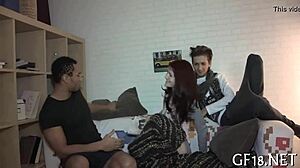 man, why sit staring when you could fuck this wet teen?