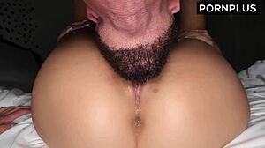 Aria Sloane's Silky Shaved Pussy Grips Monster Cock in Bent Over Bliss!