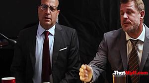 Milf In Wet Dress Faces Intense Interrogation