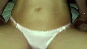 satindesire teases panties over dripping satin pussy