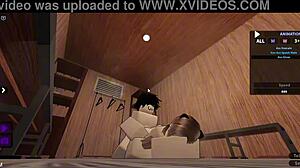 roblox and kitten dominated hard in bed 😈💦