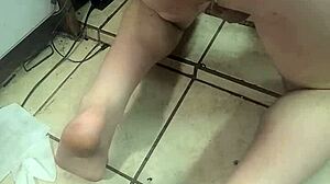 Huge Hankeys Toys Triple Anal Penetration Stretches Solo