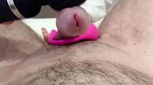 Skinny Teen Couple Massage Turns into Vibrator Orgasm Handjob Finish