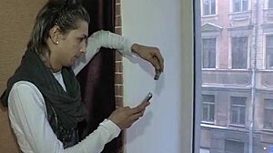 man, why sit staring when you could fuck this wet teen?