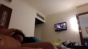 we fucked hard in hotel and i licked her pussy clean