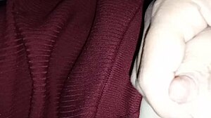 Huge nipples leak milk in steamy bath