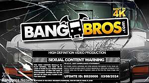 wanna see shaved brunette deepthroat on bang bus then doggy creampie?