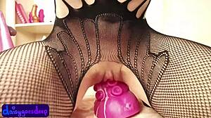 stretching limits with huge bad dragon ika 2 monster dildo toy insertion