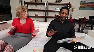 hey, sara jay's nympho mouth and ride on hard cock!