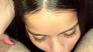 Deepthroat Blowjob and Reverse Ride from Debora Prado Before Bed!