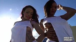 Luxury Blowjobs: Cute Florida Slut Face Fucks Monster BBC Outdoor Sloppy Cumshot First Time!