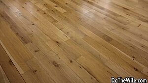 Jocelyne black's husband cleans up after her intense bbc anal session