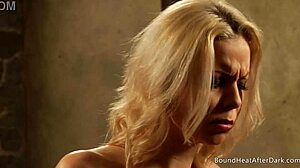 Voyeur Watches Bound Lesbian Slave Masturbate To Orgasm For Mistress