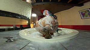 Mia Niqab Swallows Pussy Juice To Mouth In Jacuzzi