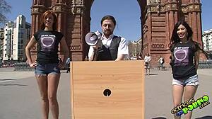 bianca resa's emo outdoor blowjob turns into wild spanish sex romp