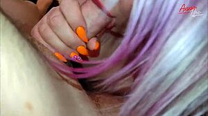 stepmom's high heels fucked off by horny stepson indoors