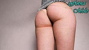 my juicy pawg pussy drips riding this huge dildo in gloves