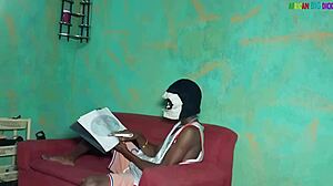 hot bbw milf sucks monster cock then rides for creamy first cum fill