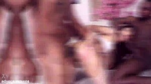 Little Lore's Ass Stuffed with Two Monster BBCS DAP