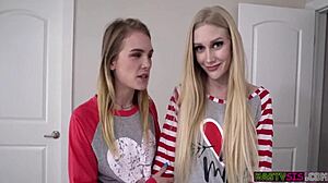 Emma Starletto And Natalie Knight's Stepsybling Valentine's Club Night