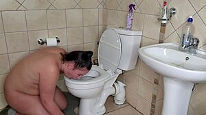 BBW Commands Toilet Lick Cum Countdown Humiliation